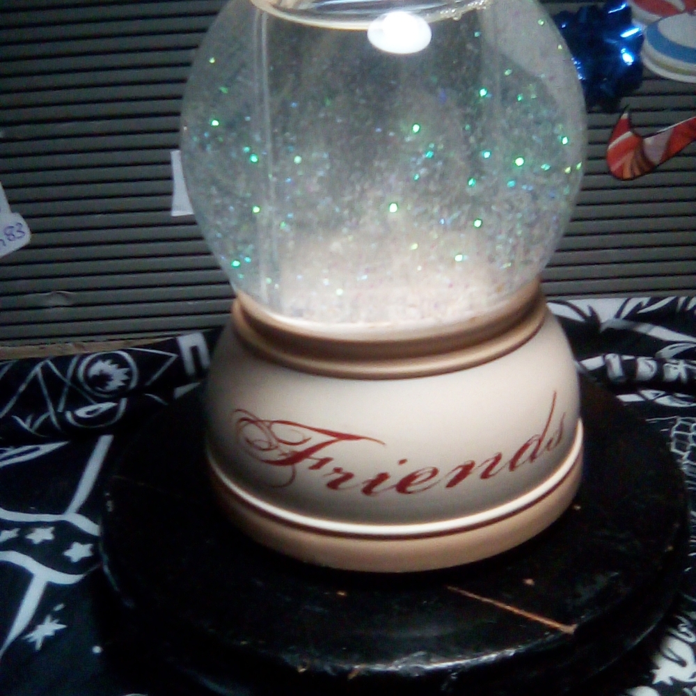 BRAND NEW FRIENDS SNOWGLOBE